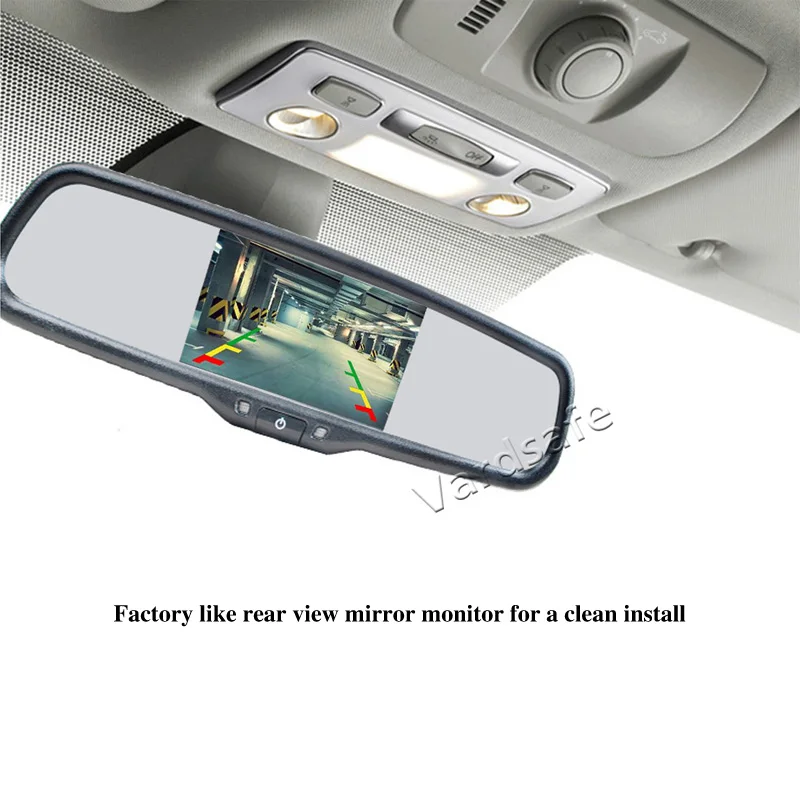 Vardsafe | Pogled od Zadaj Varnostne Kamere + Ogledalo Monitor za Citroen Jumpy / Peugeot Expert / Fiat Scudo / Toyota ProAce 2007-2016
